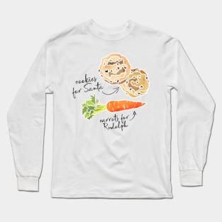 Santa's Cookie Plate Long Sleeve T-Shirt